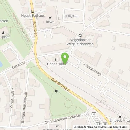 Standortübersicht der Tankstelle EIN-Energie GmbH in 37574 Einbeck