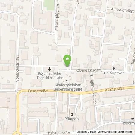 Standortübersicht der Tankstelle Elektrizitätswerk Mittelbaden AG & Co. KG in 77933 Lahr/Schwarzwald