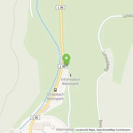 Standortübersicht der Tankstelle Elektrizitätswerk Mittelbaden AG & Co. KG in 77776 Bad Rippoldsau-Schapbach