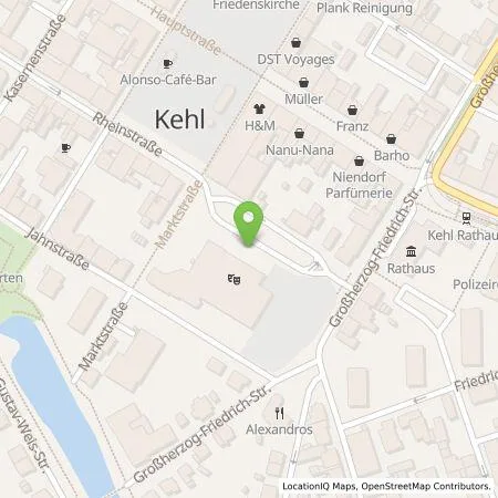 Standortübersicht der Tankstelle Elektrizitätswerk Mittelbaden AG & Co. KG in 77694 Kehl