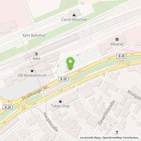 Standortübersicht der Tankstelle Elektrizitätswerk Mittelbaden AG & Co. KG in 77694 Kehl