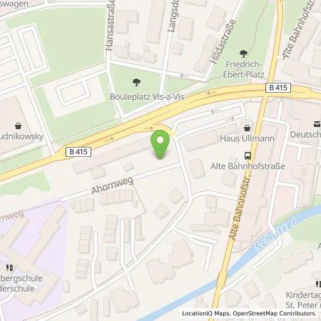 Standortübersicht der Tankstelle Elektrizitätswerk Mittelbaden AG & Co. KG in 77933 Lahr