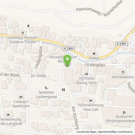 Standortübersicht der Tankstelle Elektrizitätswerk Mittelbaden AG & Co. KG in 77770 Durbach