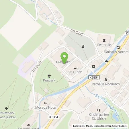 Standortübersicht der Tankstelle Elektrizitätswerk Mittelbaden AG & Co. KG in 77787 Nordrach