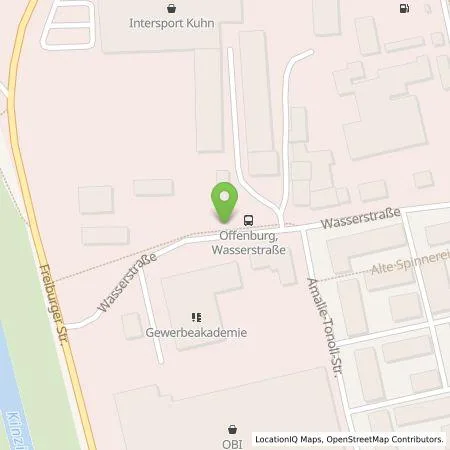 Standortübersicht der Tankstelle Elektrizitätswerk Mittelbaden AG & Co. KG in 77652 Offenburg