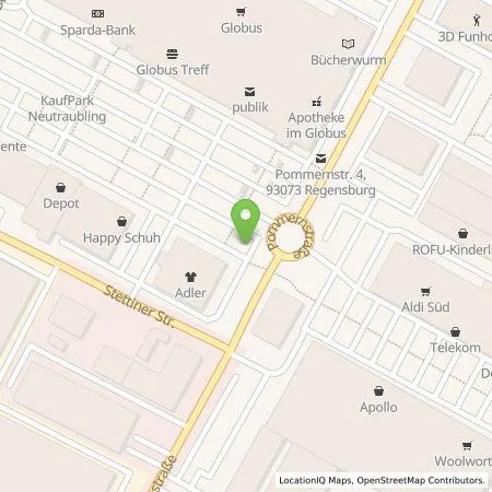 Standortübersicht der Tankstelle REWAG KG in 93073 Neutraubling