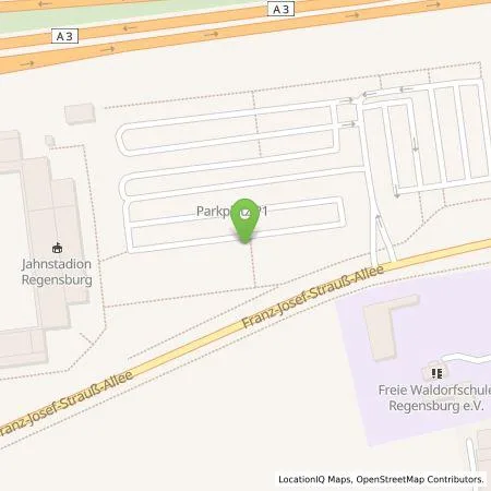 Standortübersicht der Tankstelle REWAG KG in 93053 Regensburg