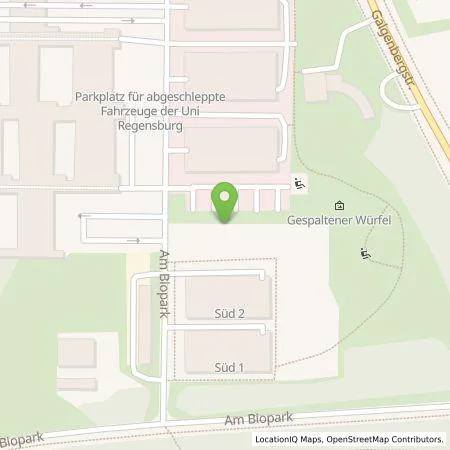 Standortübersicht der Tankstelle REWAG KG in 93053 Regensburg