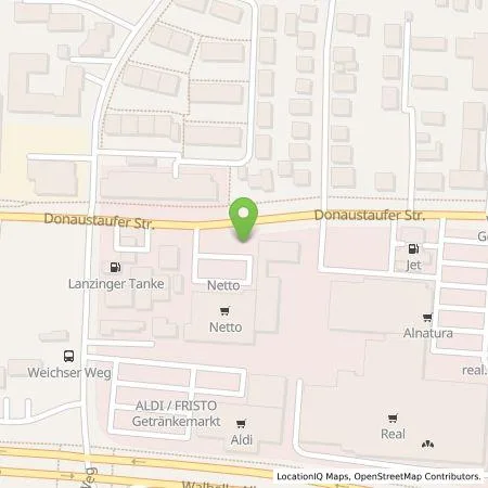 Standortübersicht der Tankstelle REWAG KG in 93059 Regensburg