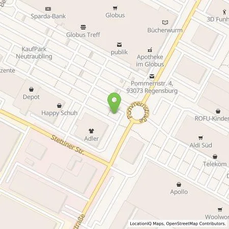 Standortübersicht der Tankstelle REWAG KG in 93073 Neutraubling