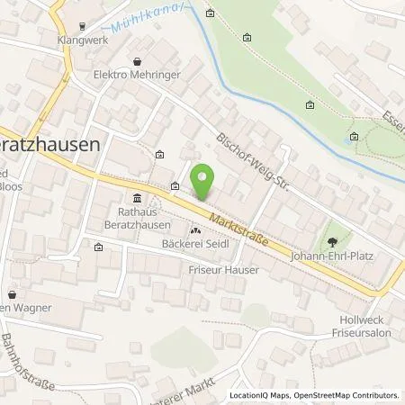 Standortübersicht der Tankstelle REWAG KG in 93176 Beratzhausen