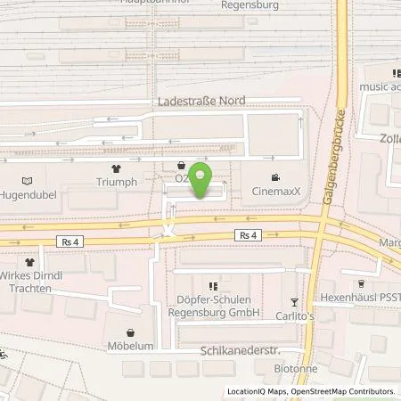 Standortübersicht der Tankstelle REWAG KG in 93053 Regensburg