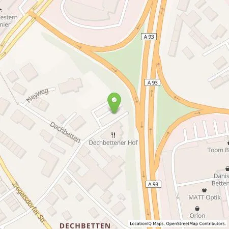 Standortübersicht der Tankstelle REWAG KG in 93051 Regensburg