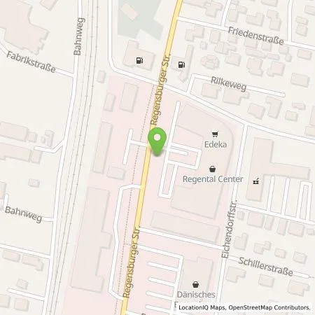 Standortübersicht der Tankstelle REWAG KG in 93128 Regenstauf