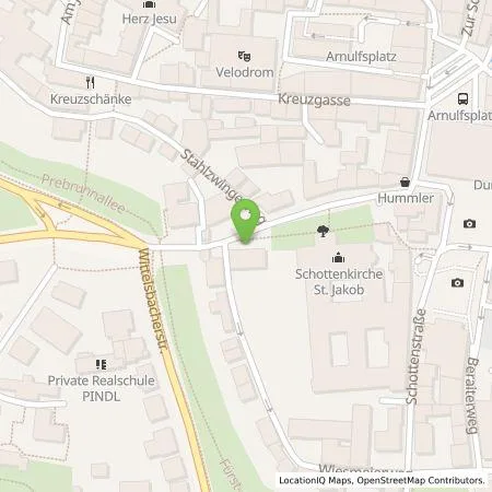 Standortübersicht der Tankstelle REWAG KG in 93047 Regensburg