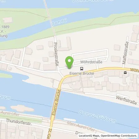 Standortübersicht der Tankstelle REWAG KG in 93059 Regensburg