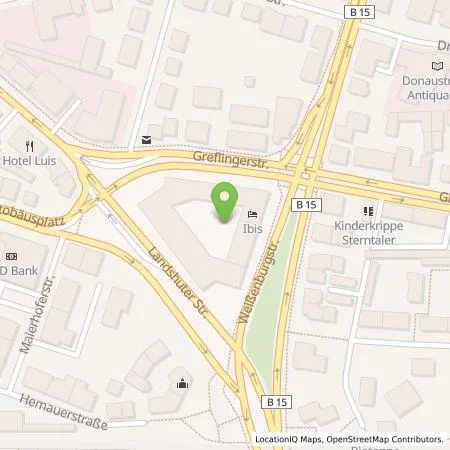 Standortübersicht der Tankstelle REWAG KG in 93047 Regensburg