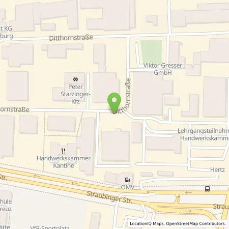 Standortübersicht der Tankstelle REWAG KG in 93055 Regensburg