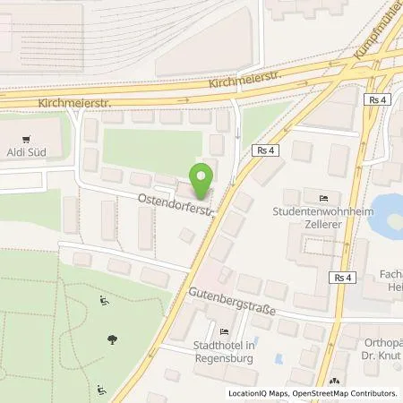 Standortübersicht der Tankstelle REWAG KG in 93053 Regensburg