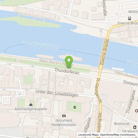 Standortübersicht der Tankstelle REWAG KG in 93055 Regensburg