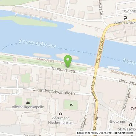 Standortübersicht der Tankstelle REWAG KG in 93049 Regensburg