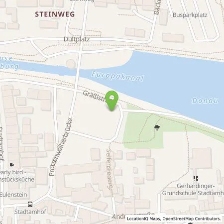 Standortübersicht der Tankstelle REWAG KG in 93059 Regensburg