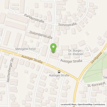 Standortübersicht der Tankstelle REWAG KG in 93057 Regensburg