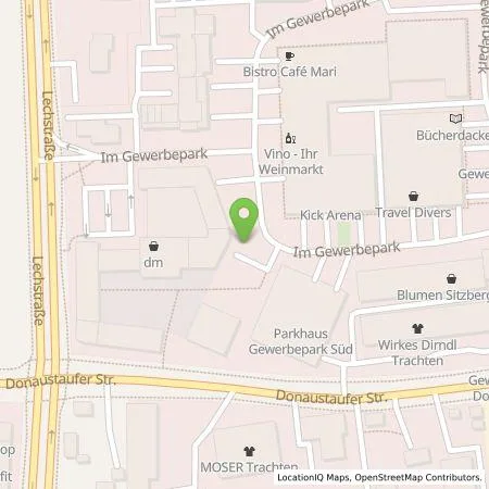 Standortübersicht der Tankstelle REWAG KG in 93059 Regensburg