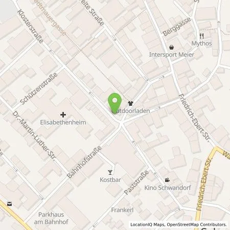 Standortübersicht der Tankstelle REWAG KG in 92421 Schwandorf