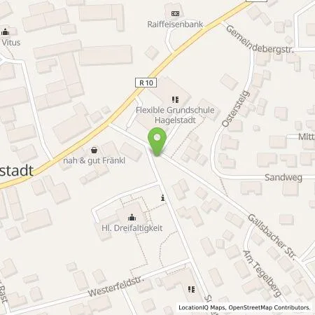 Standortübersicht der Tankstelle REWAG KG in 93095 Hagelstadt