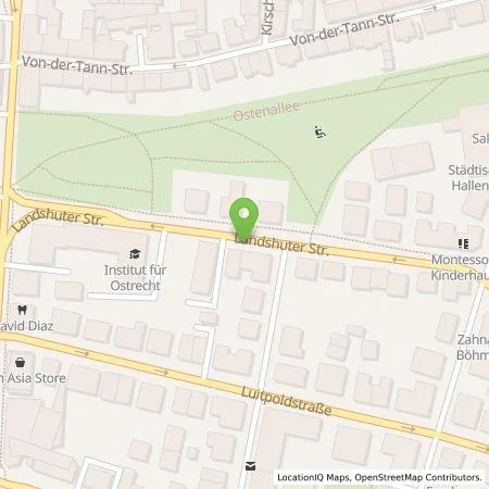 Standortübersicht der Tankstelle REWAG KG in 93047 Regensburg