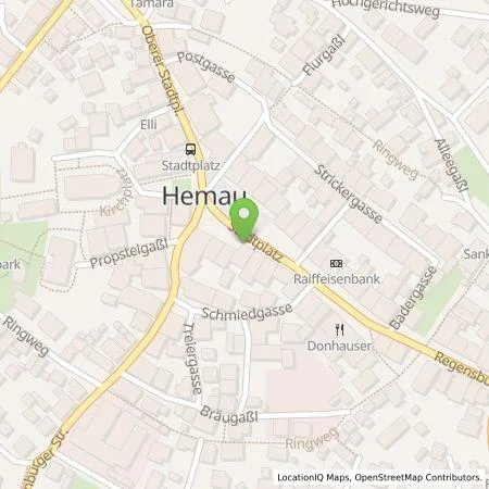 Standortübersicht der Tankstelle REWAG KG in 93155 Hemau