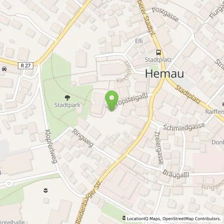 Standortübersicht der Tankstelle REWAG KG in 93155 Hemau