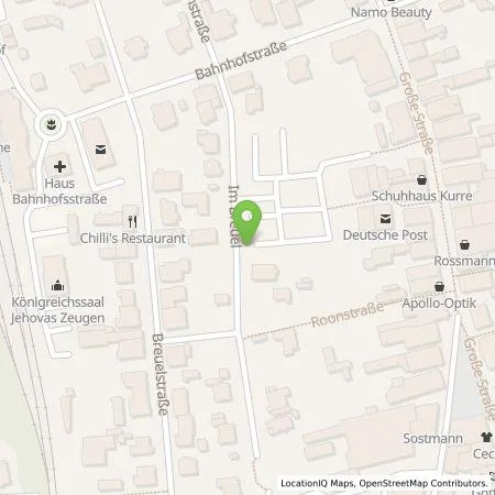 Standortübersicht der Tankstelle Stadtwerke Bramsche GmbH in 49565 Bramsche