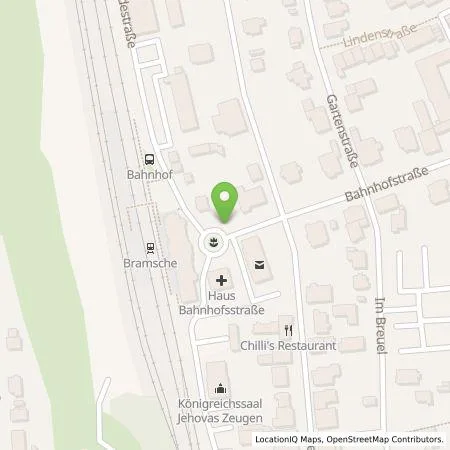 Standortübersicht der Tankstelle Stadtwerke Bramsche GmbH in 49565 Bramsche