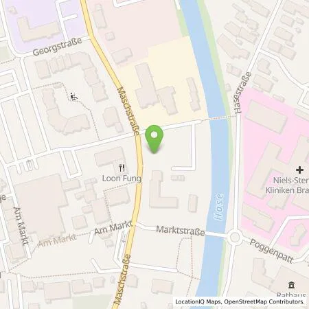 Standortübersicht der Tankstelle Stadtwerke Bramsche GmbH in 49565 Bramsche