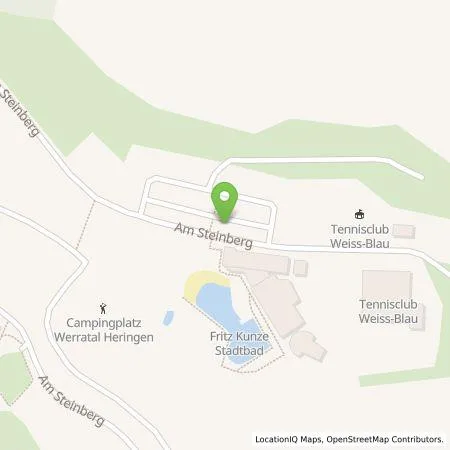 Standortübersicht der Tankstelle Magistrat der Stadt Heringen (Werra) in 36266 Heringen