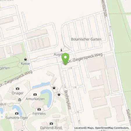 Standortübersicht der Tankstelle Stadtwerke Augsburg Energie GmbH in 86161 Augsburg