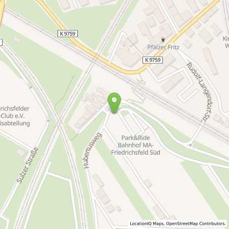 Standortübersicht der Strom (Elektro) Tankstelle: MVV Energie AG in 68229, Mannheim