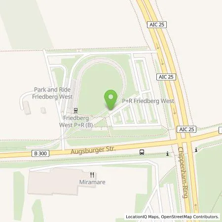 Standortübersicht der Tankstelle Stadtwerke Augsburg Energie GmbH in 86316 Friedberg