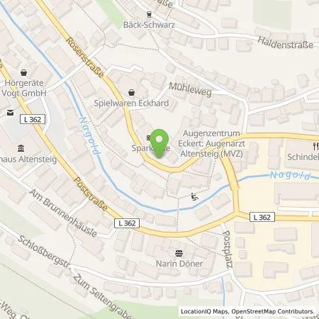 Standortübersicht der Tankstelle deer GmbH in 72213 Altensteig