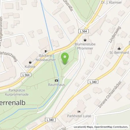 Standortübersicht der Tankstelle deer GmbH in 76332 Bad Herrenalb