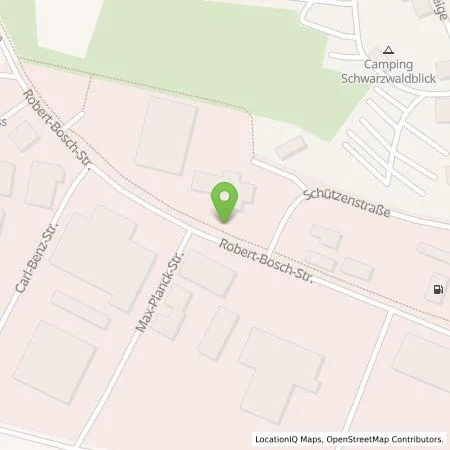 Standortübersicht der Tankstelle deer GmbH in 75365 Calw