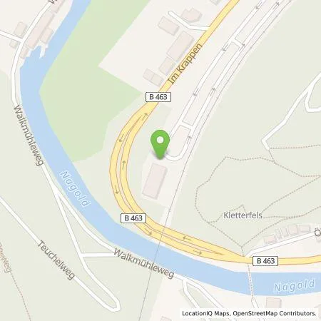 Standortübersicht der Tankstelle deer GmbH in 75365 Calw