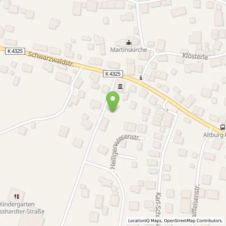 Standortübersicht der Tankstelle deer GmbH in 75365 Calw