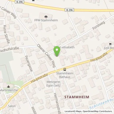 Standortübersicht der Tankstelle deer GmbH in 75365 Calw