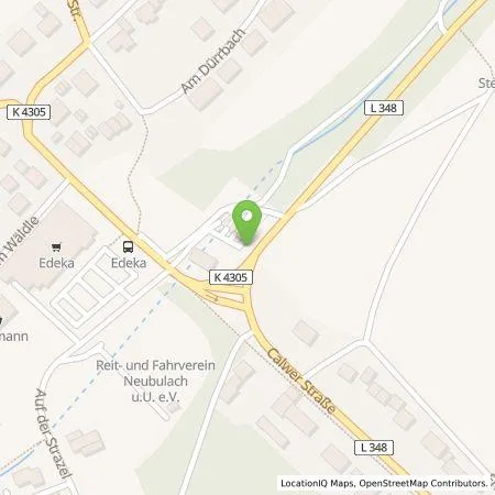 Standortübersicht der Tankstelle deer GmbH in 75387 Neubulach