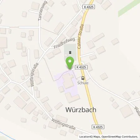 Standortübersicht der Tankstelle deer GmbH in 75394 Oberreichenbach