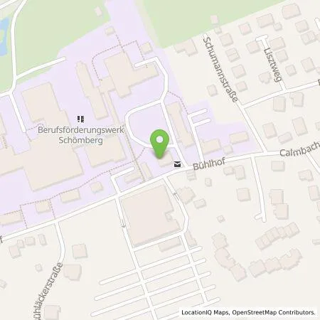 Standortübersicht der Tankstelle deer GmbH in 75328 Schömberg