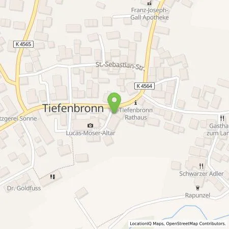 Standortübersicht der Tankstelle deer GmbH in 75233 Tiefenbronn